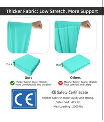 PRIOR FITNESS Aerial Silks Set, Professional Thicker Low Stretch Fabric L 20 Yar