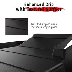Front Floor Mats for Honda Pioneer 1000-5, TPE Floor Bed Liners UTV Front Row…