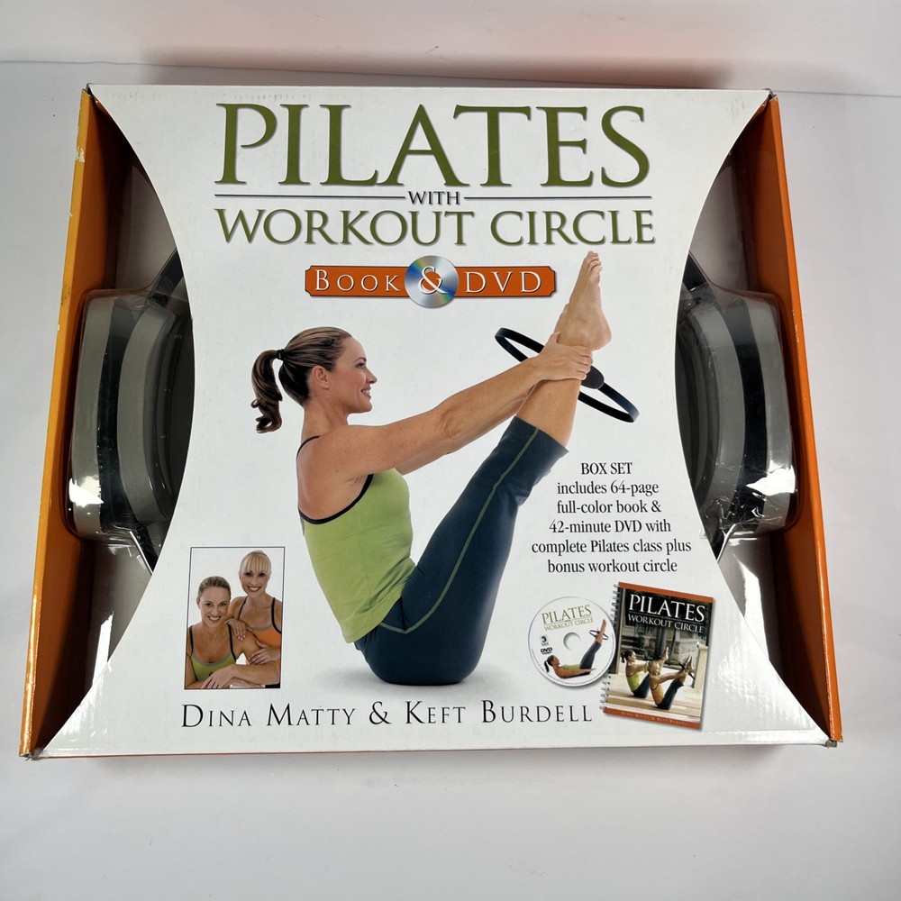 Pilates With Workout Circle Book & DVD with 64 Pg Book & 42 Minute DVD w Circle