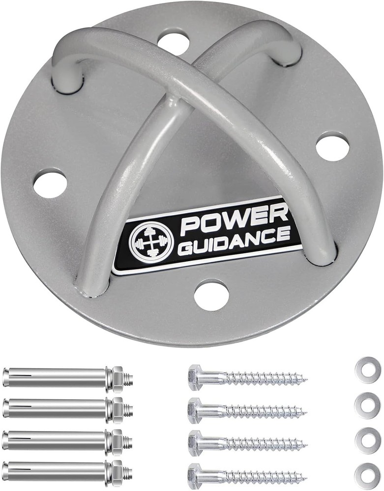 Wall and Ceiling Mount Bracket for Suspension Straps, Gymnastic Rings, Yoga