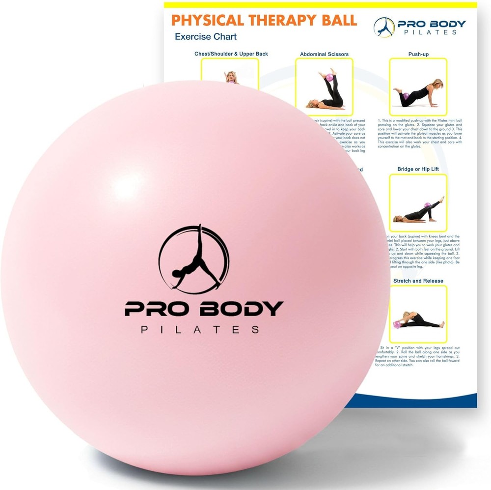 Exercise Balls Physical Therapy – 9 Inch Small Exercise Ball for Between Knees