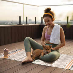 Cotton Yoga Mat – Absorbent, Grippy Tight Weave, Ashtanga & Hot Yoga Rug, Helps