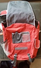 NWT High Sierra Express Messenger Bag – Mia 54202 Peach/White w/yoga mat straps
