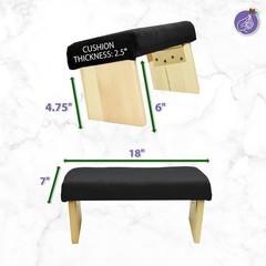 Black Foldable Meditation Chair – Yoga Zen Meditation Bench Kneeling Stool – …