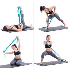 Elastic Stretching Strap with Loops – Cotton-Spandex Resistance Band for Muscle