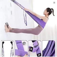 Advanced Purple Aerial Yoga Rope Professional Home Fitness Gear Single Piece