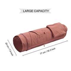 Yoga Mat Bag with Multi Pockets Drawstring Yoga Mat Carrier Pilates Exercise …