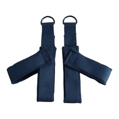 2x Pilates Double Loop Straps for Reformer Fitness Home D Rings Strap Handle