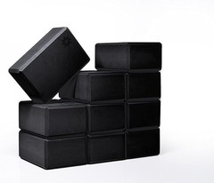 4″ Yoga Block 10 Pack Bulk EVA Foam Yoga Blocks Firm and Supportive Yoga Brick