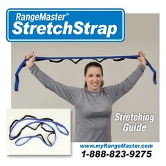 RangeMaster Stretch Strap Multi-loop Strap with Exercise Guide for Physical T…