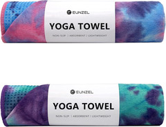 2 Pack Hot Yoga Towel with Grip Dot, Non Slip Yoga Mat Towe Sweat Absorbent Towe