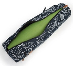 Canvas Yoga Mat Bag with Adjustable Strap & Pockets, Full-Zip Travel Gym Tote…