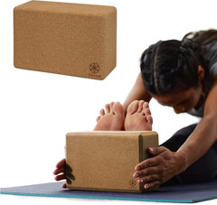 Gaiam Yoga Block – Supportive Latex-Free Eva Foam – Soft Non-Slip Surface with B