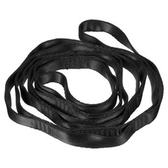 25KN Daisy Chain Yoga Extend Belt 1.5M, Climbing Straps for Exercise, Black
