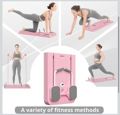 JANUA Pilates Board – Pilates Reformer Set, Multi-Purpose Foldable Pilates Refo