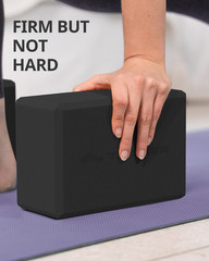 Yoga Blocks 2 Pack, Soft Non-Slip Foam Blocks with Beveled Edges for Alignment a