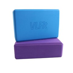 Set of 2 Yoga Blocks/Yoga Block Choose Your Color and Size PURPLE and BLUE