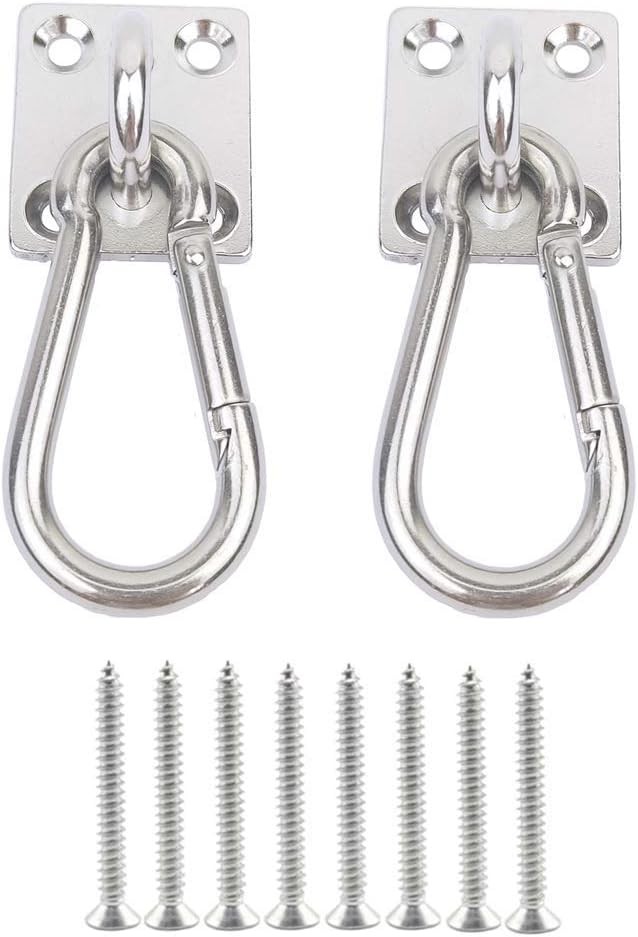 2 Set Heavy Duty Hanger Hook Hammock Wall Mount, Suspension Ceiling Hooks