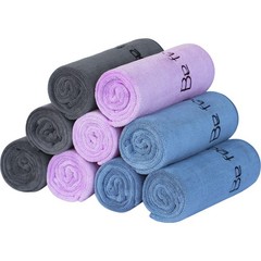 Wuwahold Microfiber Gym Towels Bigger 9P-15×31 inches, 3grey+3blue+3purple