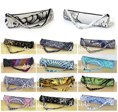 Indian Cotton Yoga Mat Bag Gym Bag Exercise Bags With Shoulder Strap Variations