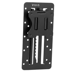 Height Adjustable VESA Adapter Stand for Individual Monitors up to 27 Black