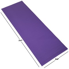 Yoga Mat – Thick Double-Sided Foam Gym and Workout Equipment – Padded Fitness…