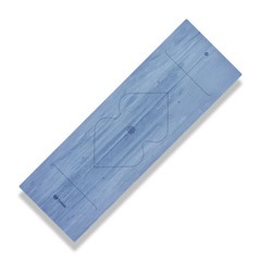 Tumaz Yoga Mattress Mat 5mm Natural Rubber Made in Taiwan (183x61x0.5cm) – Blue