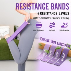 Pilates Ring Kit for Women, Equipment – 14.5″ 14.5 inch, 10pcs-Purple