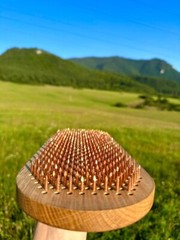 Copper Sadhu board – Solid OAK – Nagelbrett. Nail board. Best Yoga Gifts Lotus