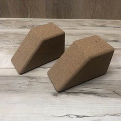 Evrblock Multifunctional Cork Trapezoid Yoga Blocks