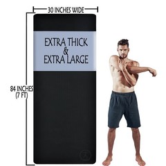 Tatago Large Yoga Mat Thick & Long for Home Workout. 84×30 (1/2 in) Exercise Mat