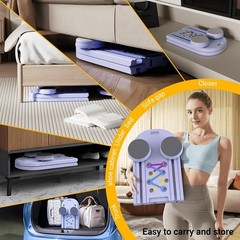 Pilates Board, 6 in 1 Reformer Set, Foldable All Rounder Smart Digital