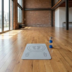10mm Thick Non-Slip Fitness Mat for Jump Rope, Yoga & Pilates – Home Gym Exercis