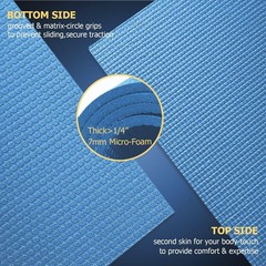 GXMMAT Large Yoga Mat 6 x 10 Extra Thick Workout Pilates Stretching Meditation