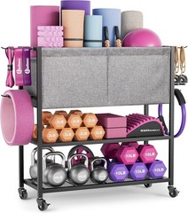 Yoga Mat Storage Rack Home Gym Equipment Workout Equipment Organizer Yoga Mat