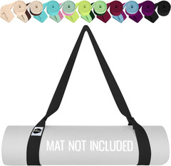 Adjustable Yoga Mat Strap – 30 Colors – Sling Carrier for All Mats