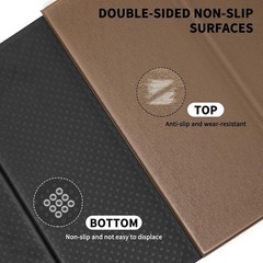 Foldable Extra Large Yoga Mat 74″×31.5″, 8mm Double-Sided Non Slip Lightweigh…
