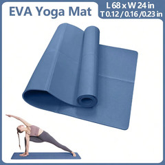 Yoga Mat Pilates Fitness Mat 3/4/6Mm Thicknes Non Slip Yoga Cushion Travel Fitne
