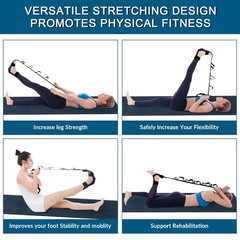 Foot Stretcher Belt for Plantar Fasciitis and Heel Spurs Neoprene Yoga Strap …