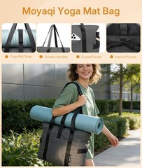 MOYAQI Gym Bag for Women with Zipper, Nurse Work Tote with Compartments, Wome…
