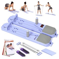 8-in-1 Portable Pilates Reformer Set – Multi-Functional Home Fitness Equipment
