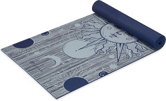 Gaiam Yoga Mat – Premium Print Reversible Extra Thick Non Slip Exercise & Fitnes