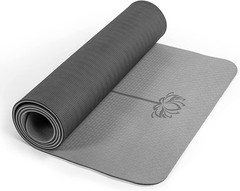 Yoga Mat Non Slip, Pilates Fitness Mats, Eco Friendly, Anti-Tear 1/4″ Thick Yoga