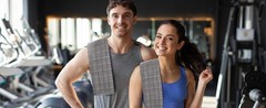HOMERHYMRE Microfiber Workout Towels, 3 Pack Grey Gym Sweat Sports Towel for