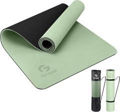 Yoga Mat Non Slip, Eco Friendly Fitness Exercise Mat with Carrying Strap,Pro Yog