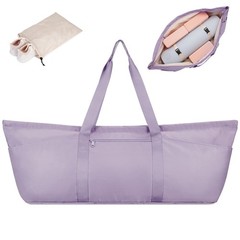 Gym Bag Ladies Yoga Bag Large Travel Bag with Shoe Bag & Wet Compartment Carry…