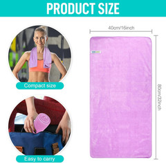 Microfiber Gym Towels Super Absorbent Compact Travel Workout Towel Quick Dry Cam