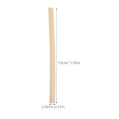 Natural Reed Bee Tubes 100 Pack 5.90 Inch Mason Bee House Tubes for