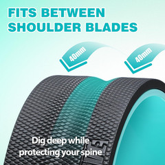 3 Pack Back Roller- Yoga Wheel for Back Pain Reliefn & Stretching, Back Wheel
