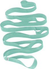Yoga Stretching Strap 10 Loops Non-Elastic Leg Physical Therapy Rehab Green